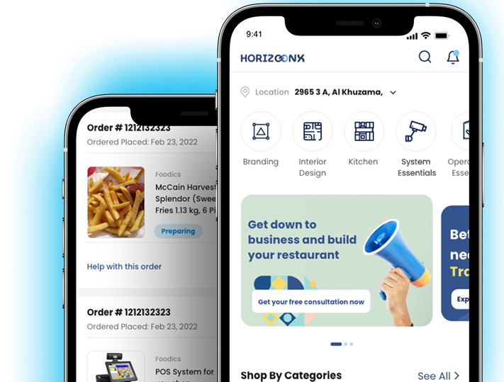 B2B Market application screenshot