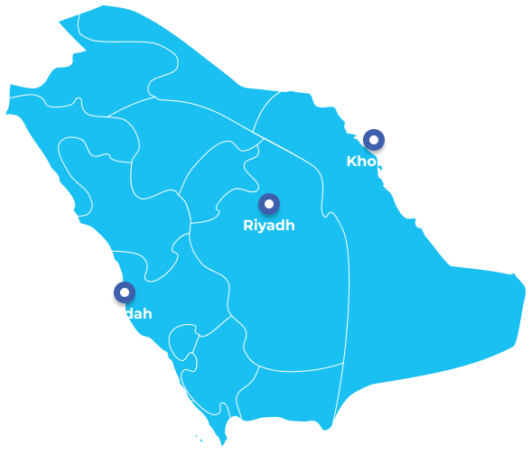 Saudi Arabia operation map